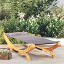 vidaXL Lit lounge 100x188,5x44 cm massif avec bois crèmekleurig