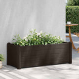 vidaXL Plantenbak verhoogd 43x43x35 cm PP wit