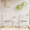 vidaXL Garden Chair Cushions 2 pcs 40x40x4 cm oxford fabric anthracite