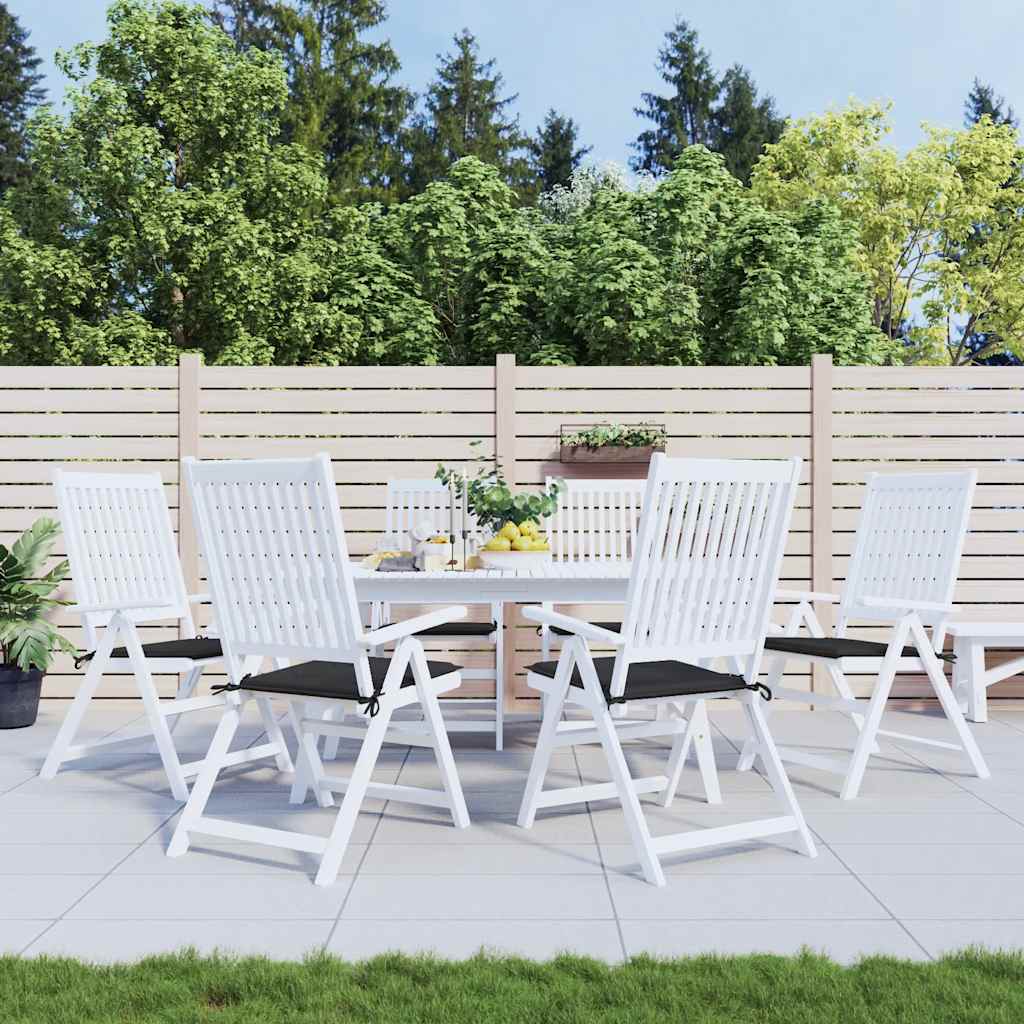vidaXL Garden Chair Cushions 2 pcs 40x40x4 cm oxford fabric anthracite