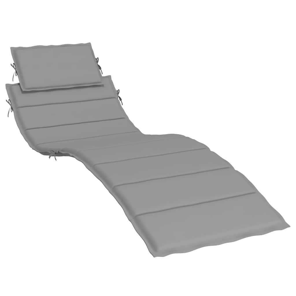 vidaXL Ligbedkussen 186x58x4 cm oxford stof antracietkleurig