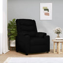 vidaXL Fauteuil électrique verstelbaar kunstleer noir
