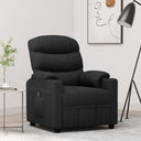 vidaXL Fauteuil électrique verstelbaar stof lichtgrijs