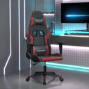 vidaXL Gamestoel artiste noir et bleu