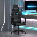 vidaXL Gamestoel artiste noir et bleu