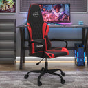 vidaXL Gamestoel artiste noir et bleu