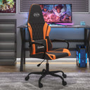 vidaXL Gamestoel artiste noir et bleu