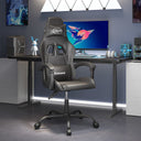 vidaXL Gamestoel artiste noir et bleu