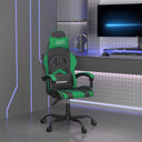 vidaXL Gamestoel artiste noir et bleu