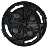 vidaXL Plantentrolleys met wielen 2 st 170 kg diameter 30 cm zwart