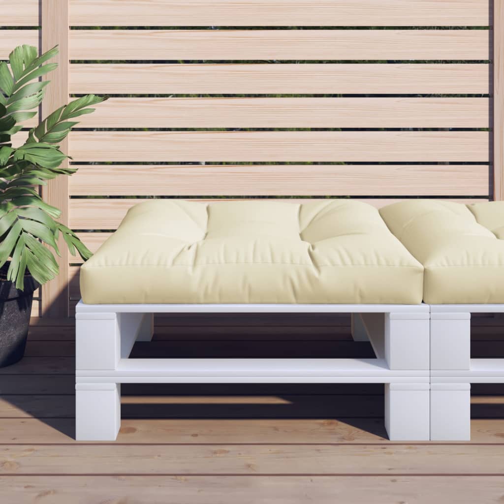 vidaXL Pallet Cushion 50x50x12 cm Fabric Blue