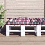 vidaXL Pallet Cushion 50x50x12 cm Fabric Blue