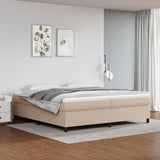 vidaXL Boxspring met matras kunstleer zwart 80x200 cm