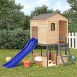 vidaXL Solid Spruce Wood Playhouse