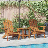 vidaXL Adirondack Garden Chairs 2 pcs Solid Acacia Wood