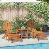 vidaXL Adirondack Garden Chairs 2 pcs Solid Acacia Wood