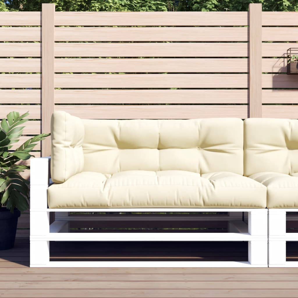 vidaXL Pallet Cushions 3 pcs Fabric Anthracite