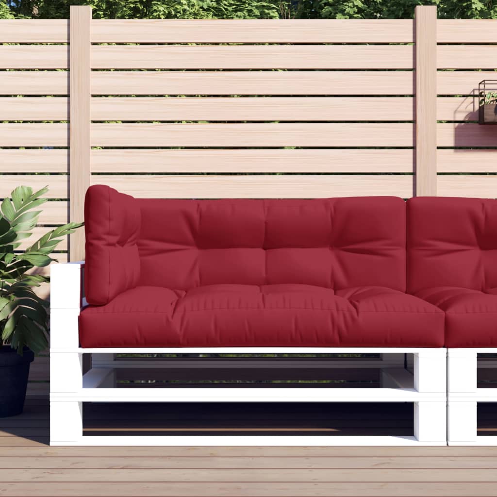 vidaXL Pallet Cushions 3 pcs Fabric Anthracite