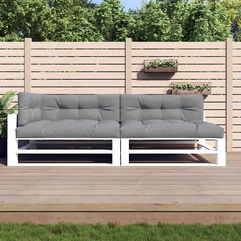 vidaXL Pallet Cushions 5 pcs fabric anthracite