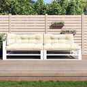 vidaXL Palletkussens 5 st stof antracietkleurig