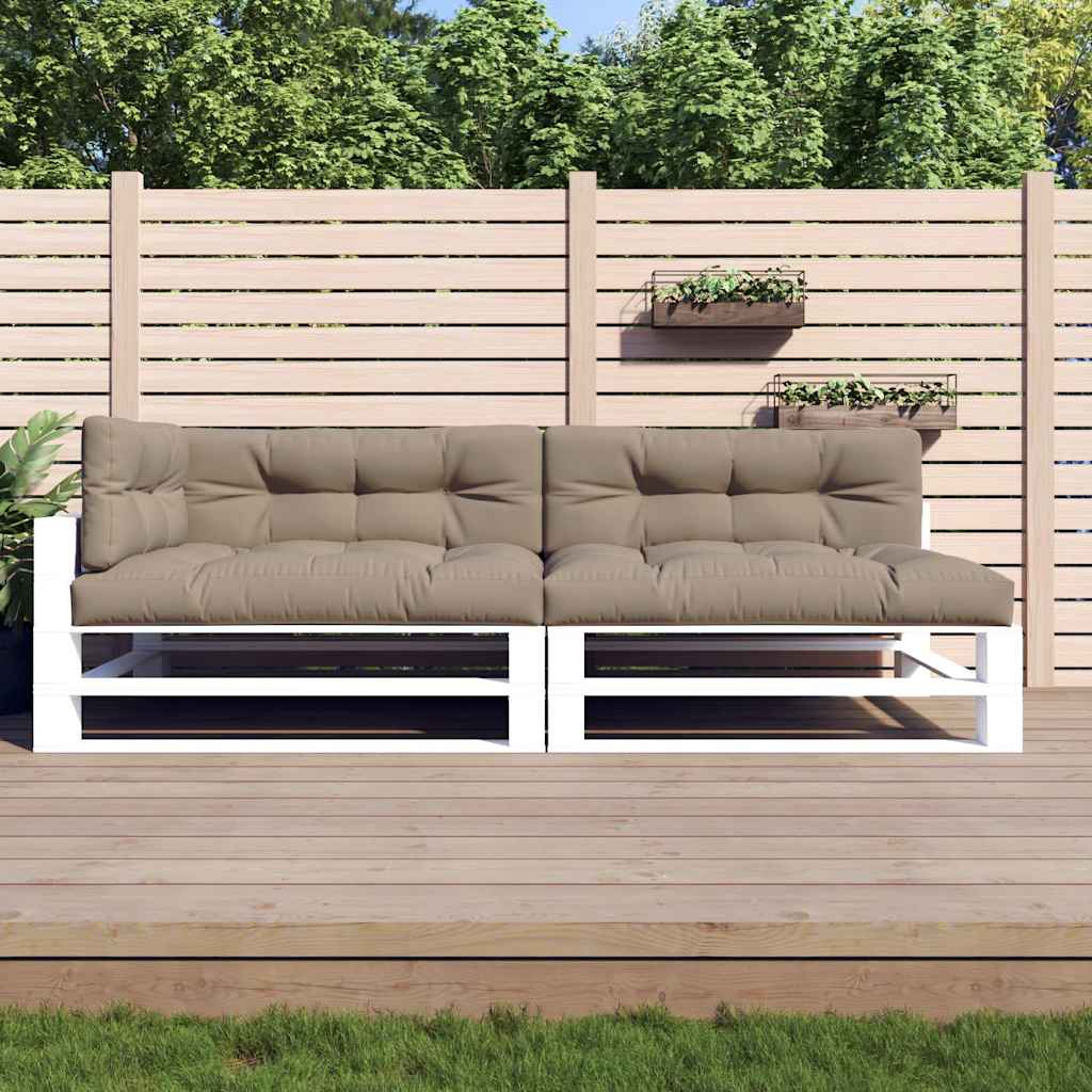 vidaXL Pallet Cushions 5 pcs fabric anthracite