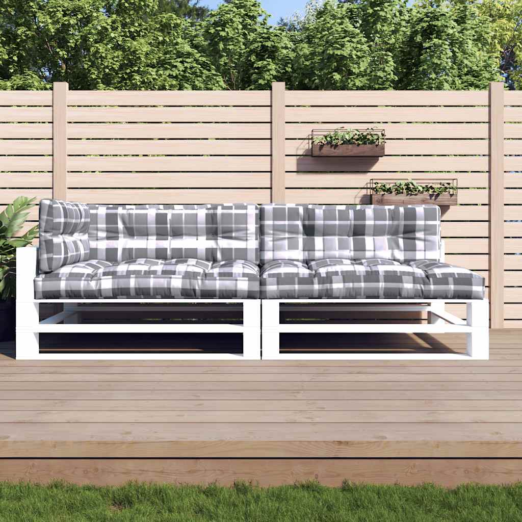 vidaXL Pallet Cushions 5 pcs fabric anthracite