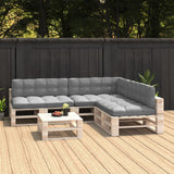 vidaXL Pallet Sofa Cushions 7 pcs anthracite