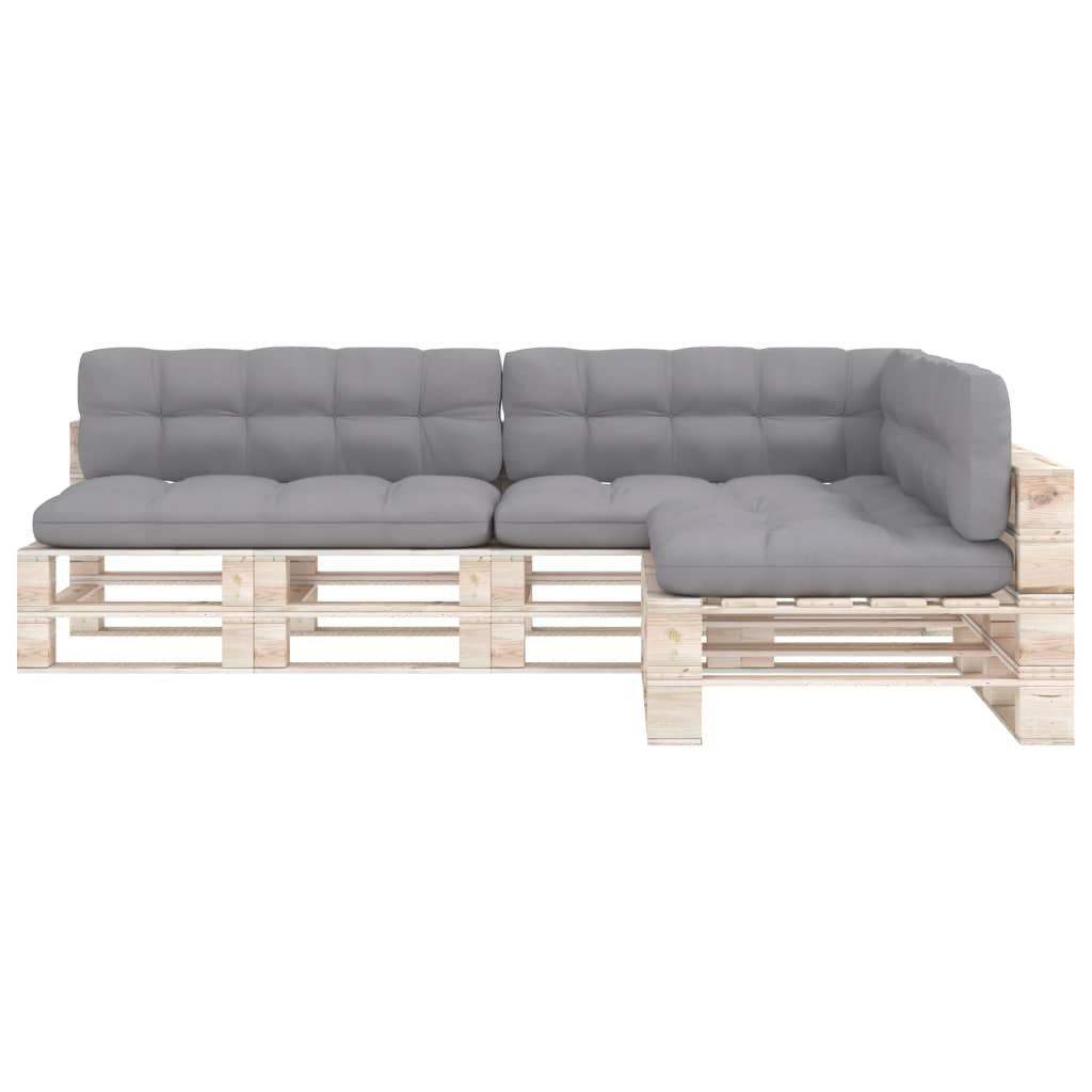 vidaXL Pallet Sofa Cushions 7 pcs anthracite