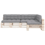 vidaXL Pallet Sofa Cushions 7 pcs anthracite