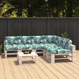 vidaXL Pallet Sofa Cushions 7 pcs anthracite