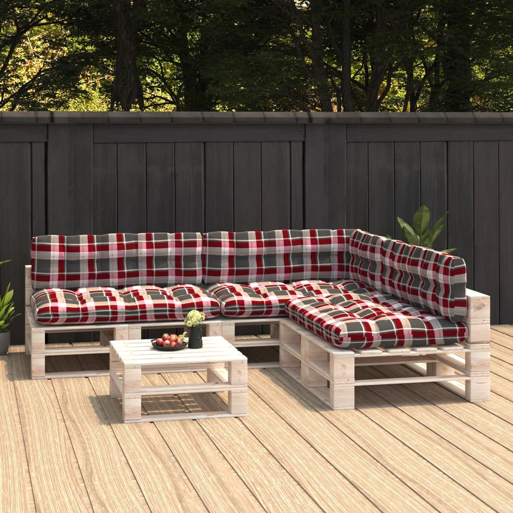 vidaXL Pallet Sofa Cushions 7 pcs anthracite