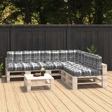 vidaXL Pallet Sofa Cushions 7 pcs anthracite
