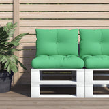 vidaXL Pallet Cushions 2 pcs fabric grey