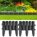 vidaXL Gazonranden 36 st 10 m PP couleur antraciet