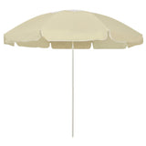 vidaXL Strandparasol 240 cm zandgeel