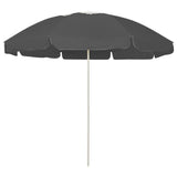 vidaXL Strandparasol 240 cm zandgeel