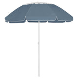 vidaXL Strandparasol 240 cm zandgeel