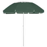 vidaXL Strandparasol 240 cm zandgeel