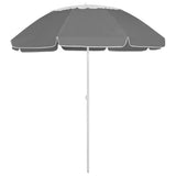 vidaXL Strandparasol 240 cm zandgeel