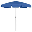 vidaXL Parasol de plage 180x120 cm jaune sable
