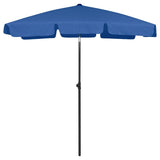 vidaXL Strandparasol 180x120 cm zandgeel