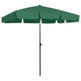 vidaXL Strandparasol 180x120 cm zandgeel