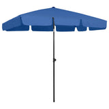 vidaXL Strandparasol 180x120 cm zandgeel