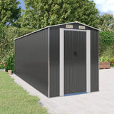 vidaXL Tuinschuur 192x191x223 cm gegalvaniseerd staal antracietkleurig