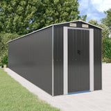 vidaXL Tuinschuur 192x191x223 cm gegalvaniseerd staal antracietkleurig