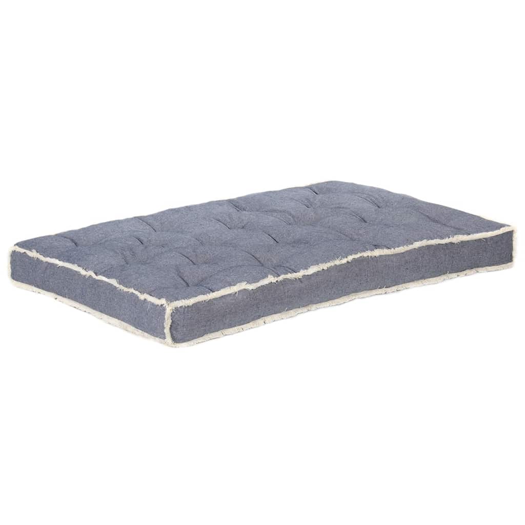 vidaXL Bankkussen pallet 120x80x10 cm antracietkleurig