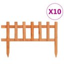vidaXL Lawn Edging 10 pcs 4.4 m spruce wood