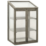 vidaXL Broeikas 60x45x100 cm vurenhout
