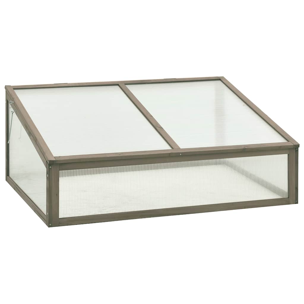 vidaXL Broeikas 100x65x40 cm vurenhout
