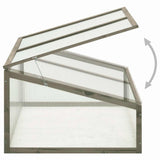 vidaXL Broeikas 100x65x40 cm vurenhout